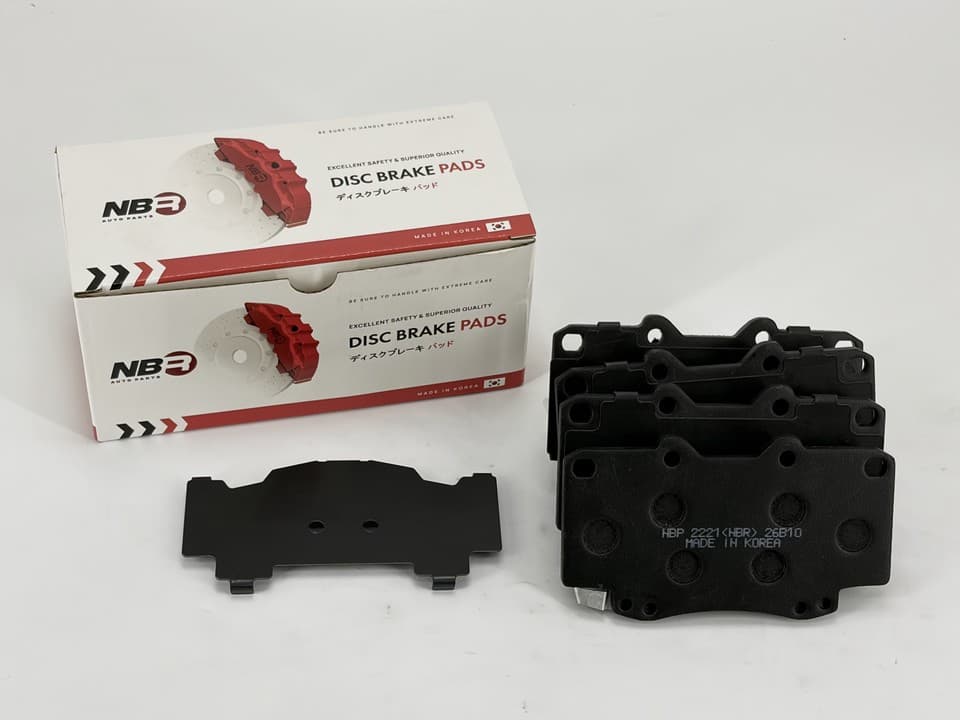 NBR NBP2221 Front Brake Pad Set for Toyota and Foton