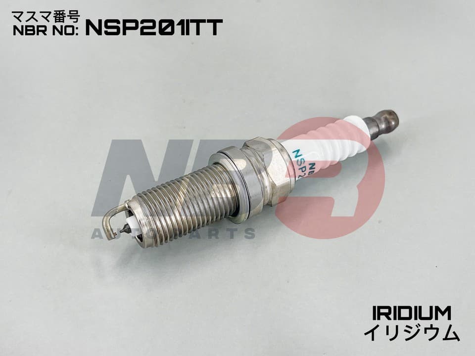 NBR NSP-201ITT Double Iridium Spark Plug Set of 4 LFR6AIX-11 for Toyota, Lexus and Japanese Vehicles