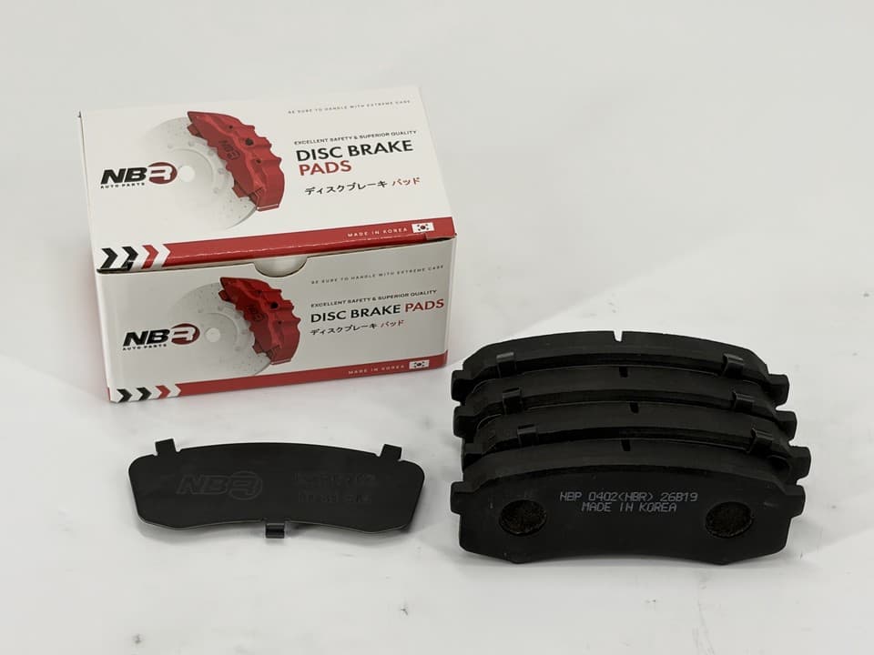 NBR NBP0402 Rear Brake Pad Set for Toyota, Lexus and Mitsubishi