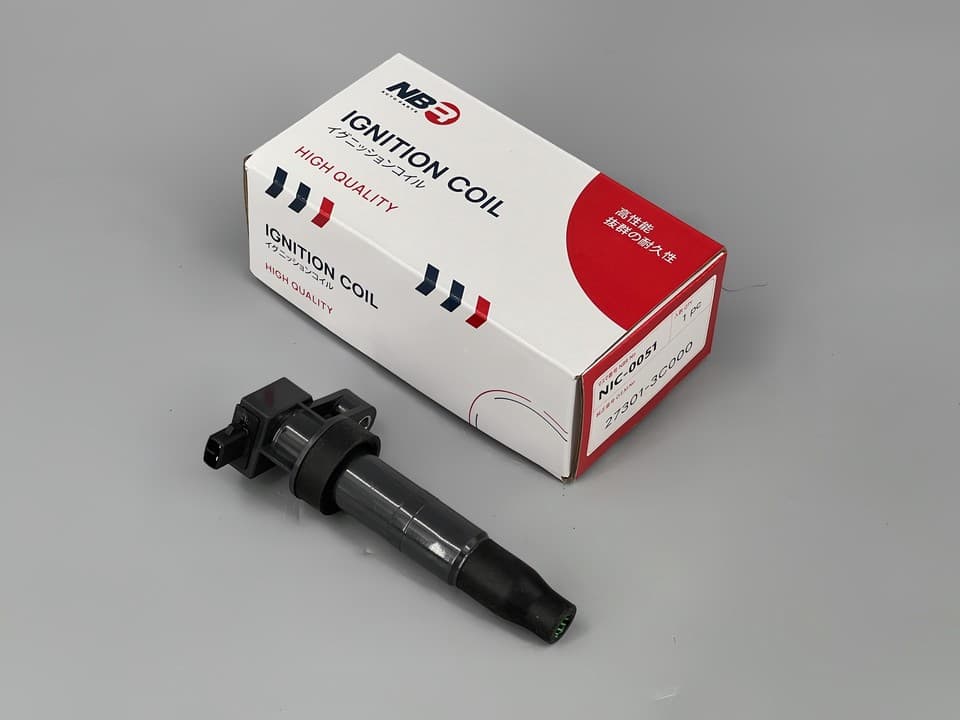NBR NIC-0051 Coil-on-Plug Ignition Coil for Hyundai and Kia V6 Petrol Engines