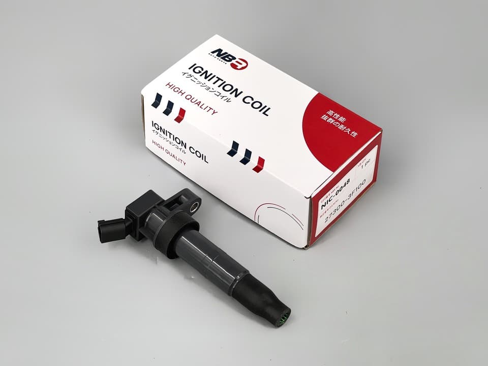 NBR NIC-0048 Coil-on-Plug Ignition Coil for Hyundai and Kia 2.0L, 2.4L, 4.6L and 5.0L Petrol Engines