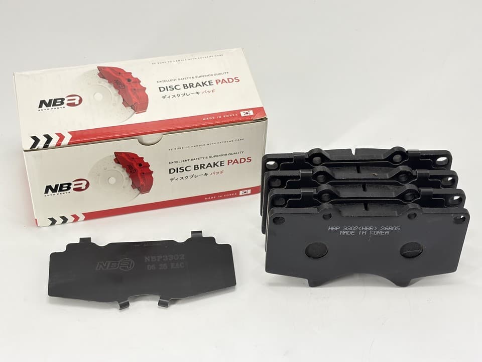 NBR NBP3302 Front Brake Pad Set for Lexus, Mitsubishi and Toyota