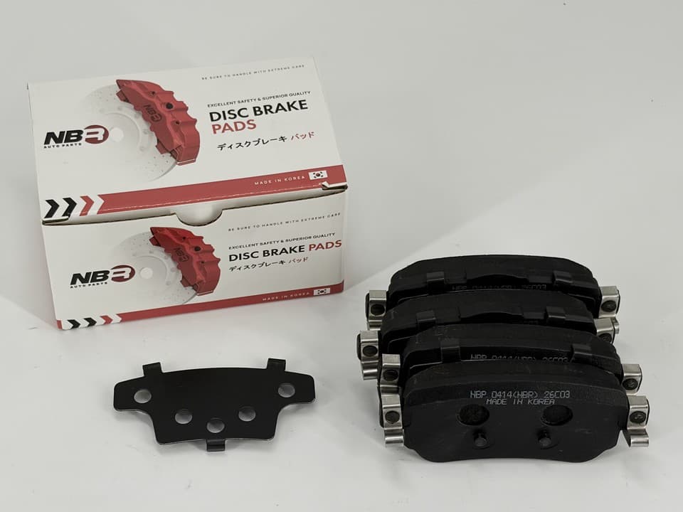 NBR NBP0414 Rear Brake Pad Set for Nissan and Renault
