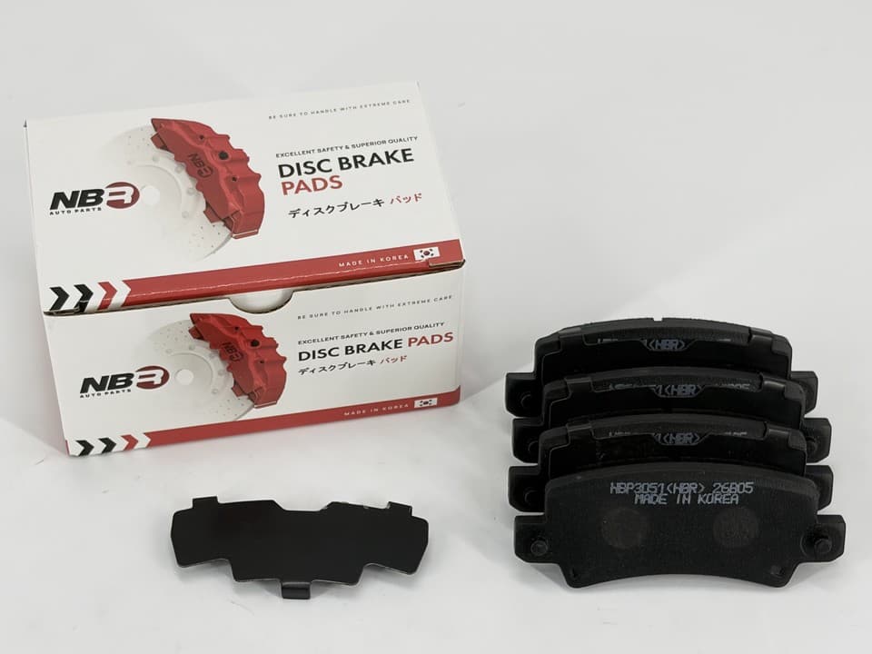 NBR NBP3051 Rear Brake Pad Set for Toyota Corolla